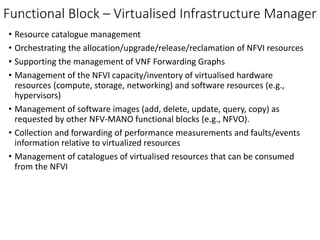 NFV management and orchestration framework architecture | PPTX