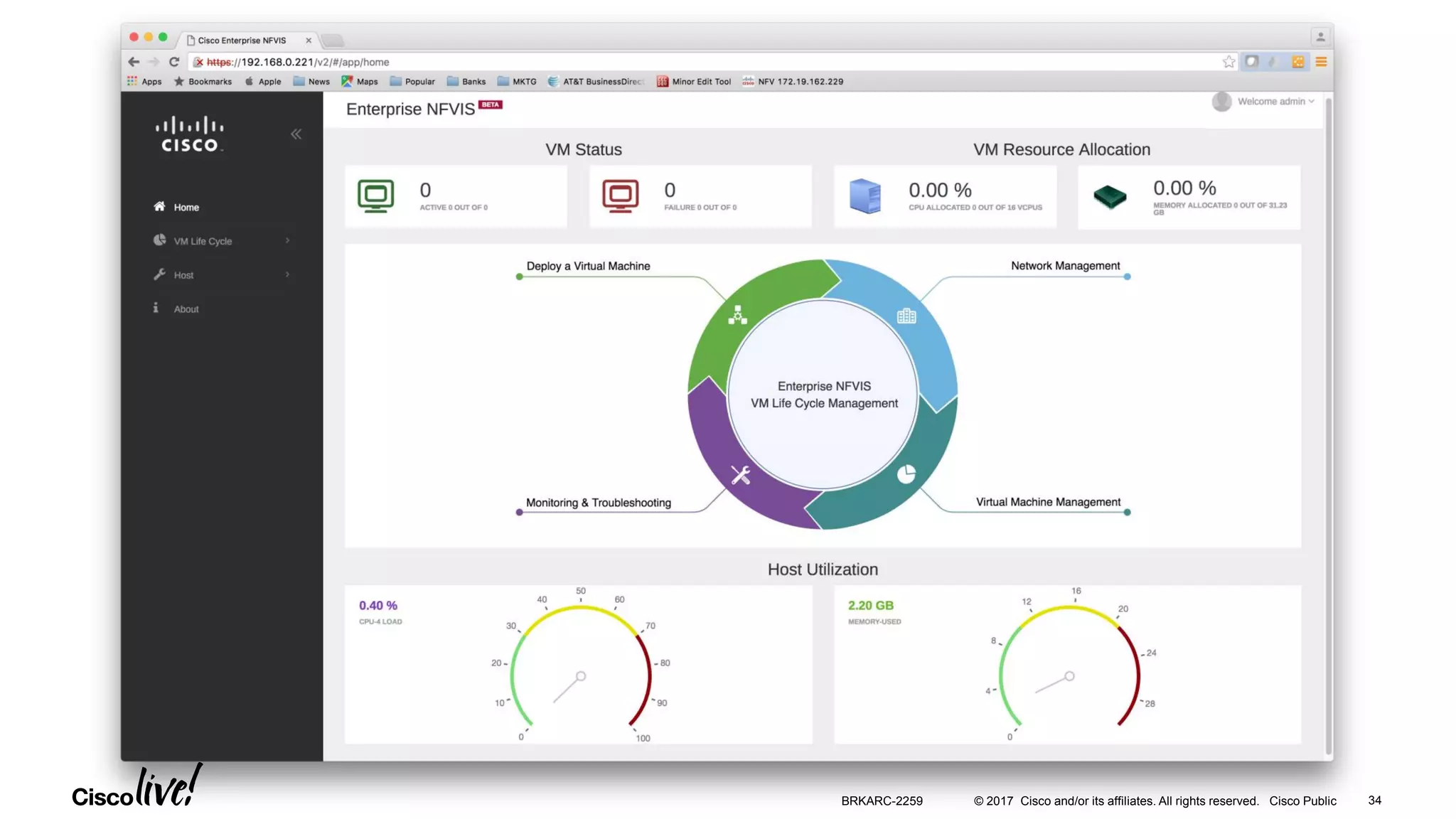 © 2017 Cisco and/or its affiliates. All rights reserved. Cisco PublicBRKARC-2259 34
 