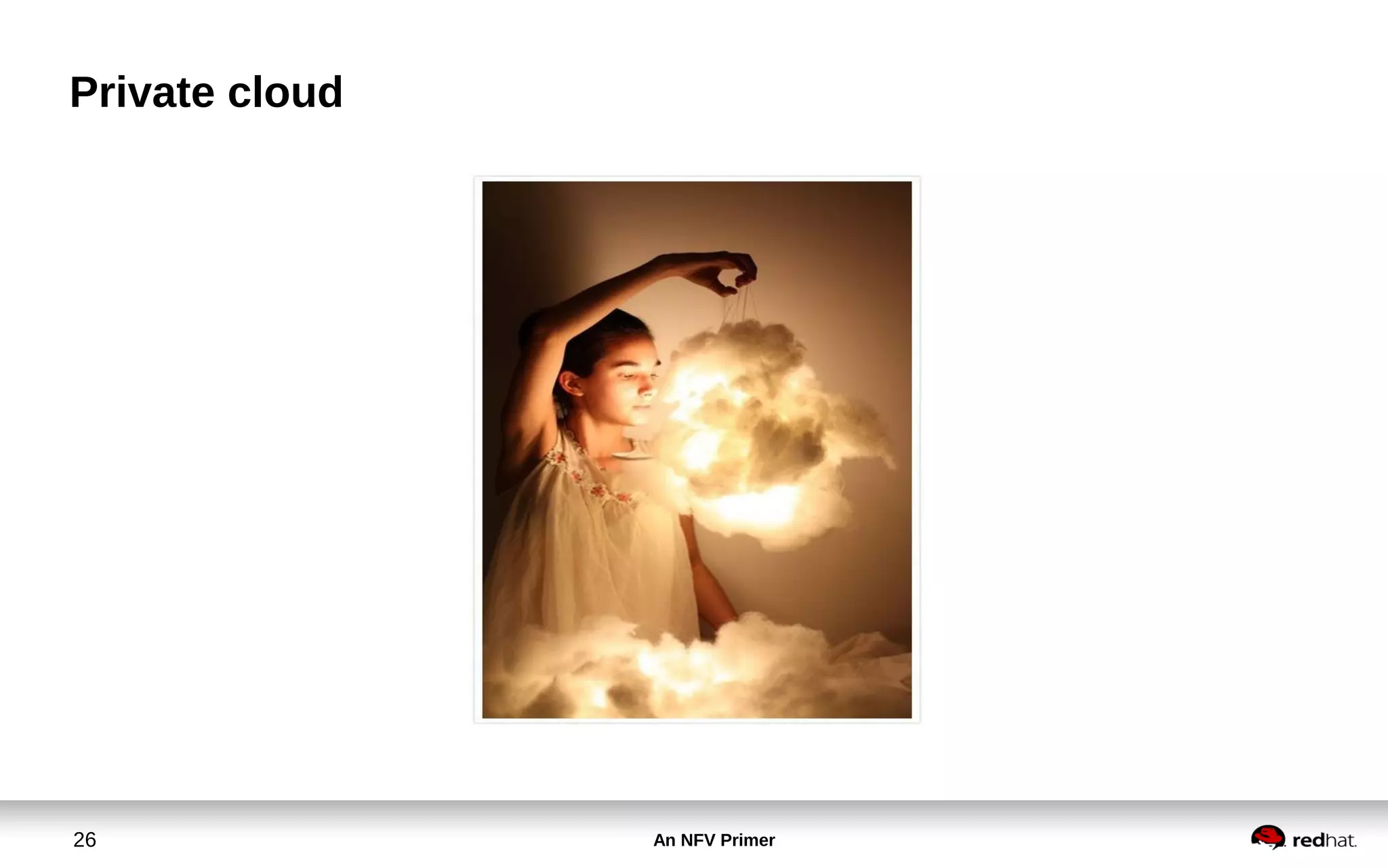 An NFV Primer26
Private cloud
 