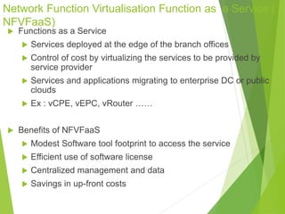 Network Function Virtualization : Overview | PPTX