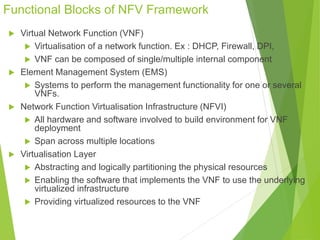 Network Function Virtualization : Overview | PPTX