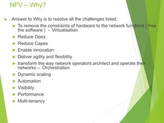 Network Function Virtualization : Overview | PPTX