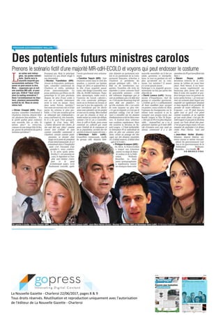 NG   des potentiels futurs ministres carolos - juin 2017
