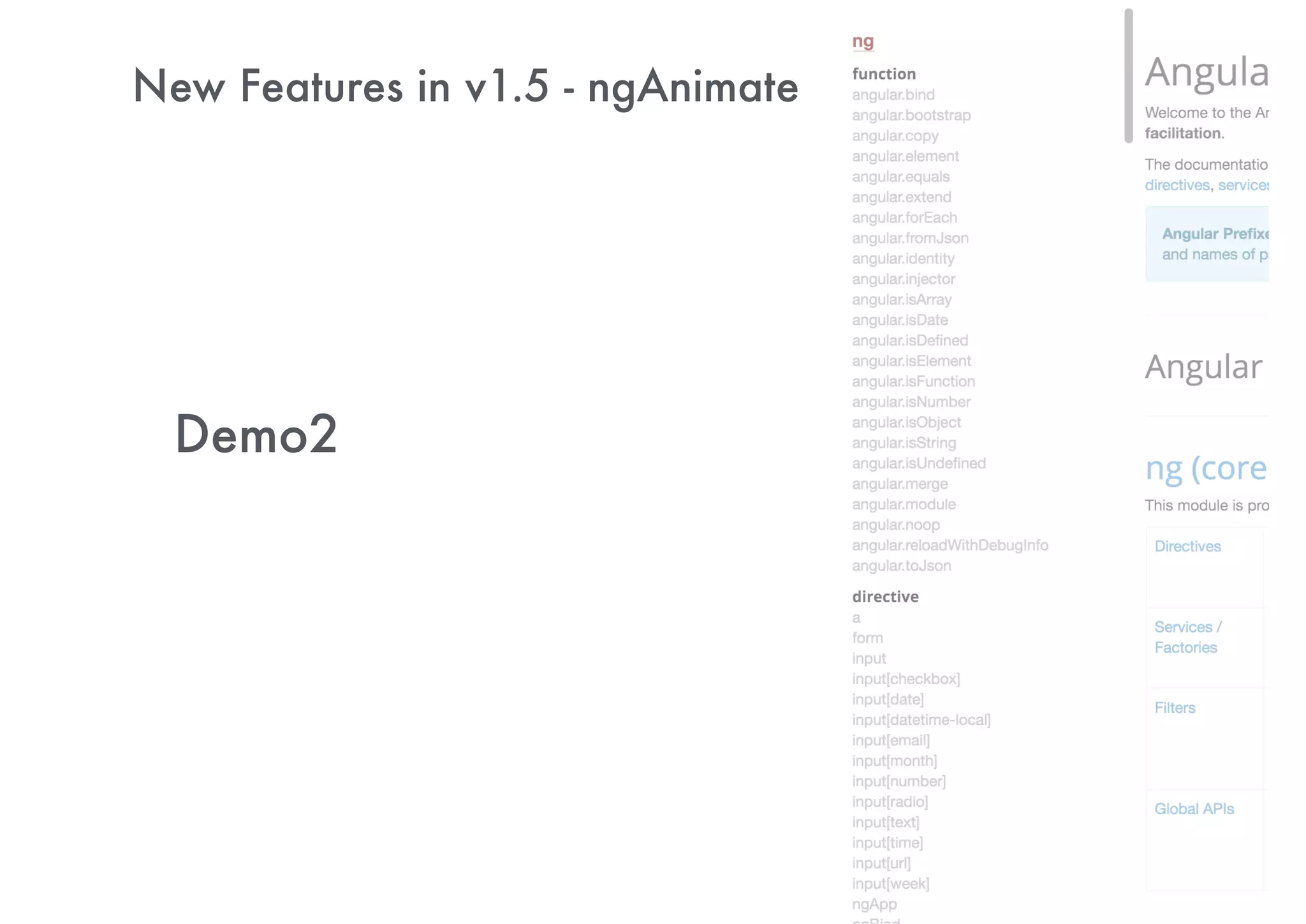 New Features in Angular 1.5