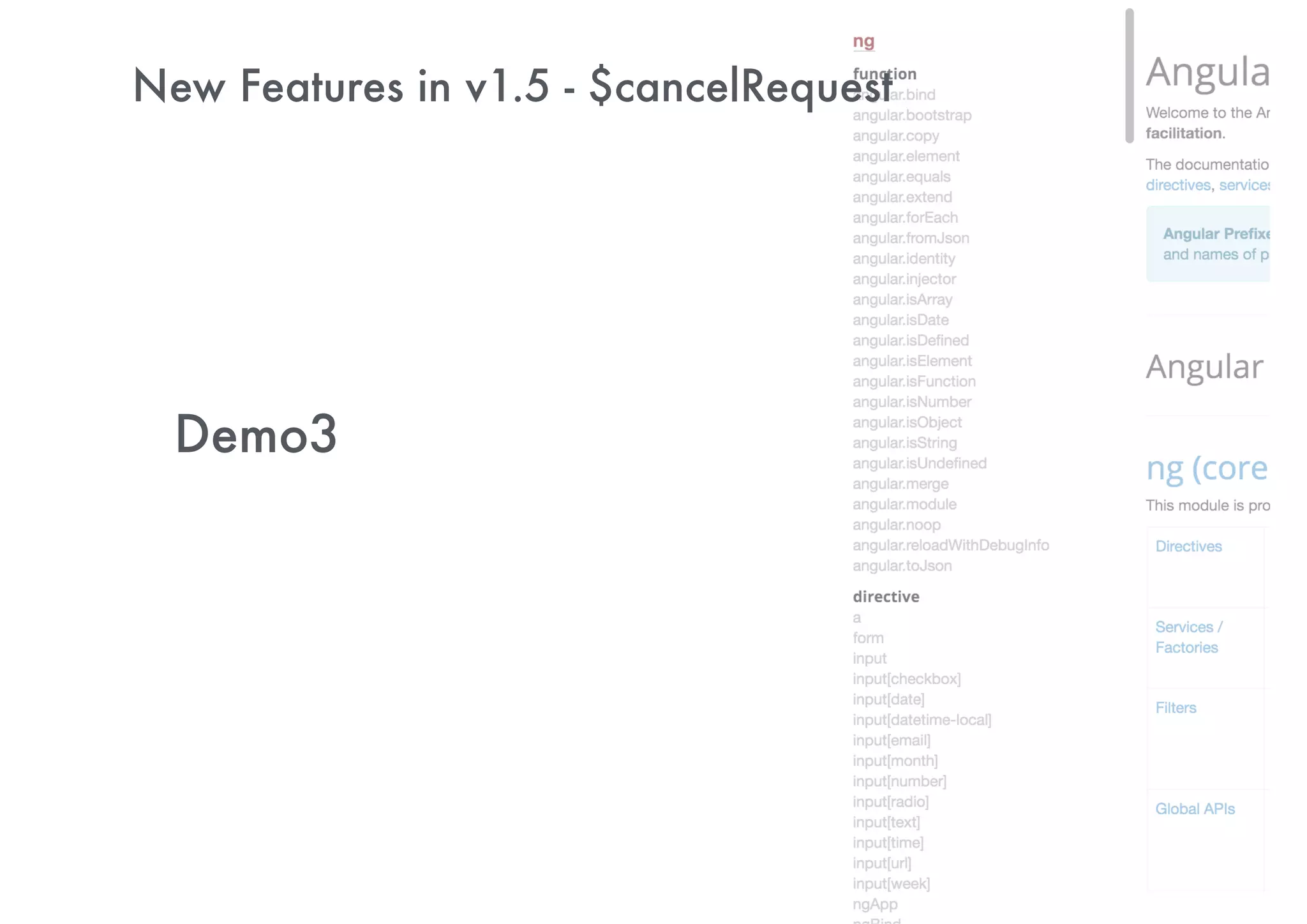 New Features in Angular 1.5