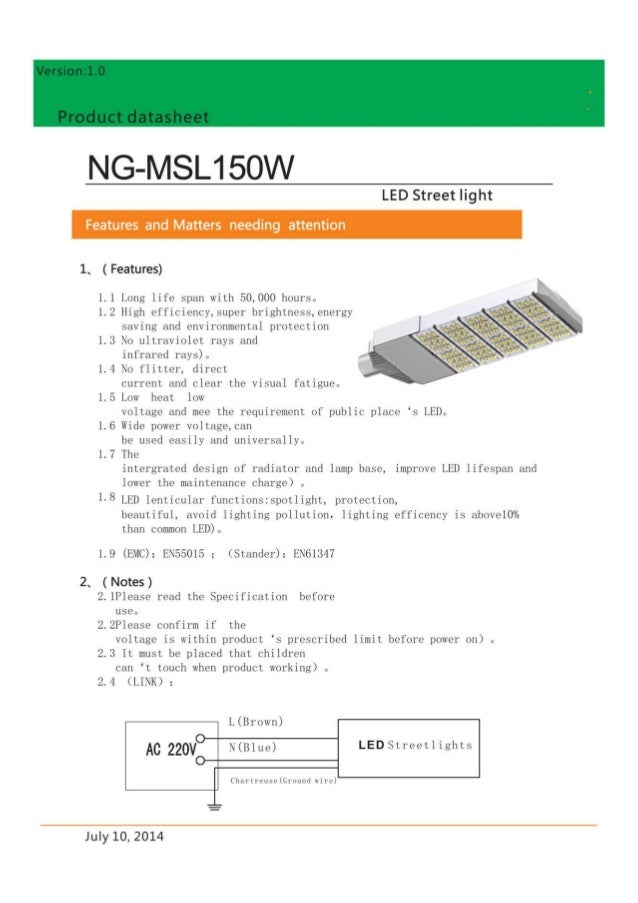 150W LED Street Light