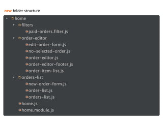 new folder structure
 