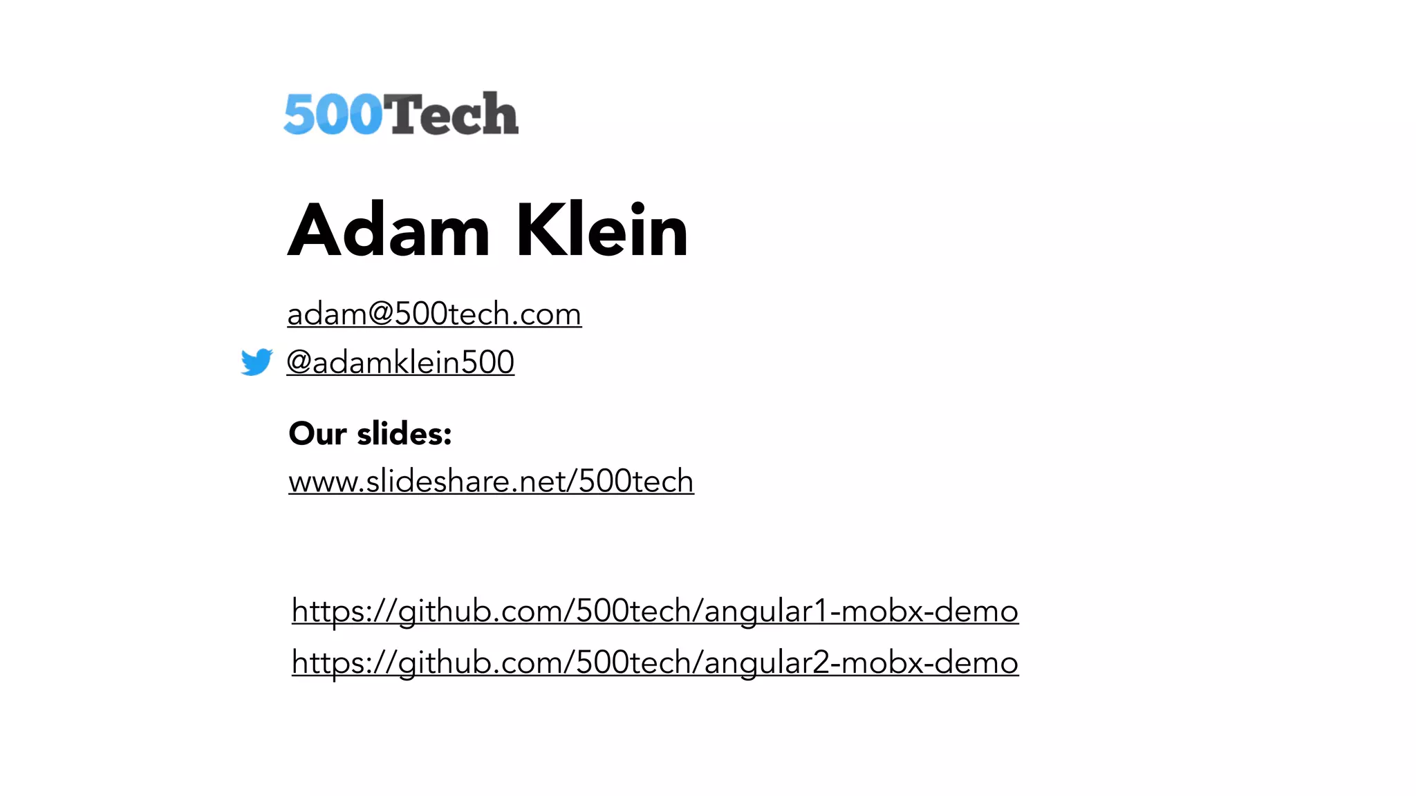 What’s next?
ng-mobx for Angular1
 