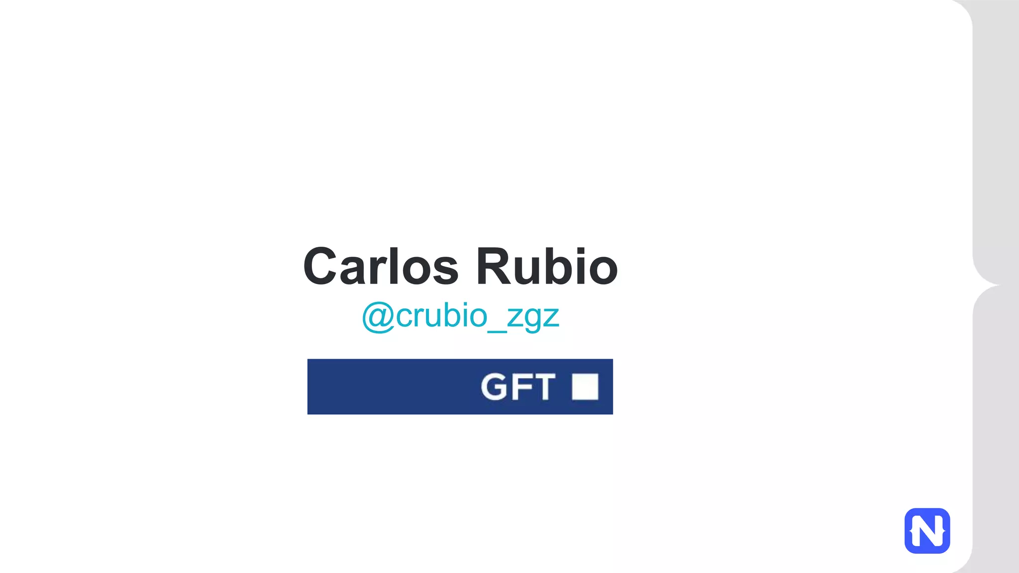 Carlos Rubio @crubio_zgz 