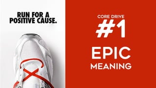 CORE DRIVE  
#1
EPIC
MEANING
 