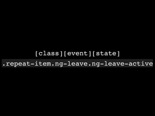 6
[class][event][state]
.repeat-item.ng-leave.ng-leave-active
 
