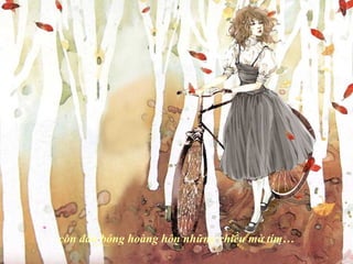 còn đâu bóng hoàng hôn những chiều mờ tím… 