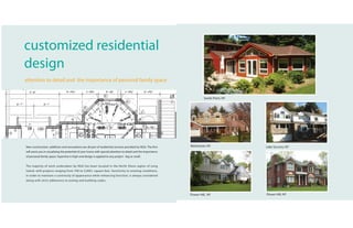 customized residential
design
attention to detail and the importance of personal family space


                                                                                                                          Sands Point, NY




New construction, additions and renovations are all part of residential services provided by NGA. The firm      Manhasset, NY               Lake Success, NY
will assist you in visualizing the potential of your home with special attention to detail and the importance
of personal family space. Expertise in high-end design is applied to any project - big or small.


The majority of work undertaken by NGA has been located in the North Shore region of Long
Island, with projects ranging from 700 to 5,000+ square feet. Sensitivity to existing conditions,
in order to maintain a continuity of appearance while enhancing function, is always considered
along with strict adherence to zoning and building codes.



                                                                                                                Flower Hill, NY             Flower Hill, NY
 