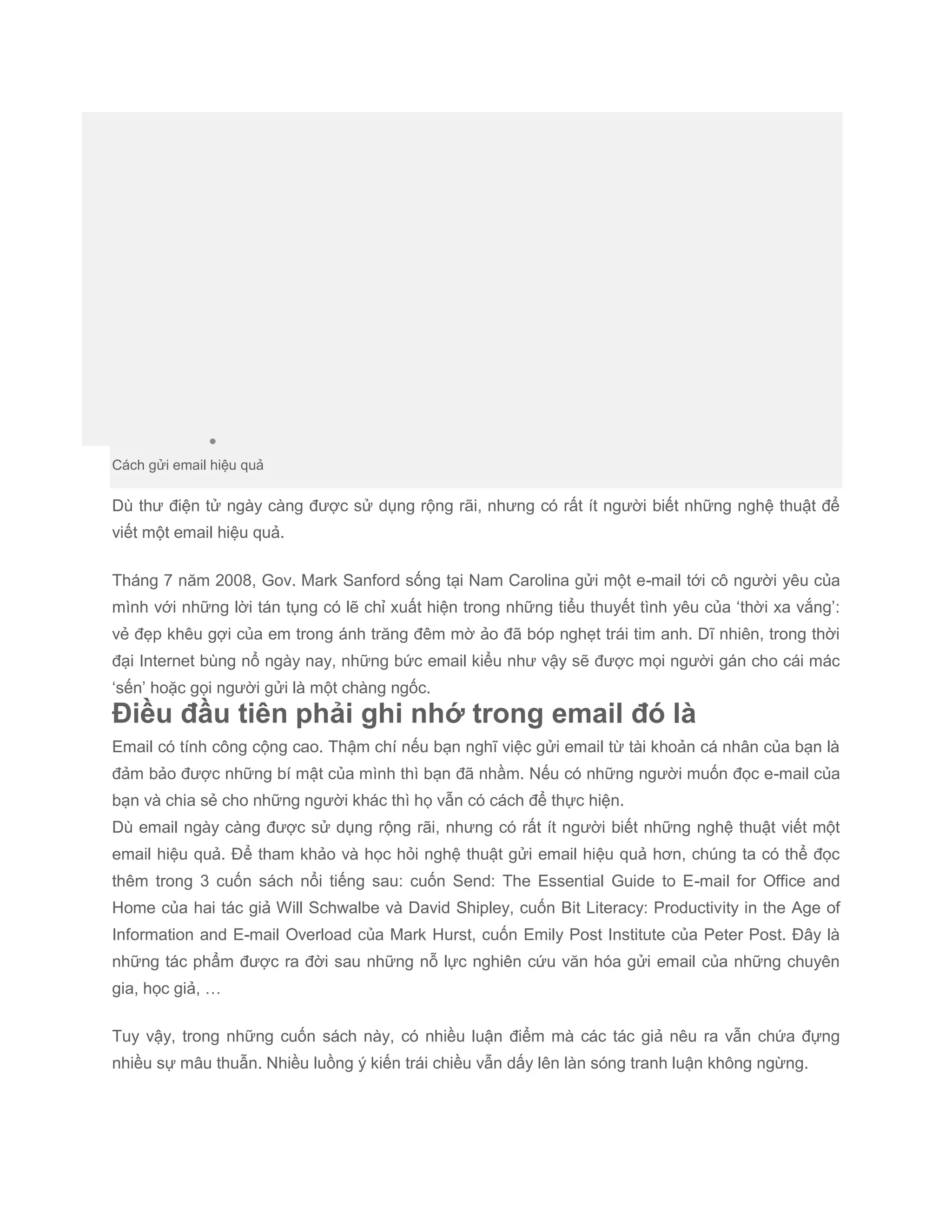 Nghe thuat viet mail | DOCX