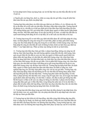 b) Giải pháp kinh tế được áp dụng hoặc các lợi thế đặc biệt của nhà thầu dẫn đến lợi thế
về giá cả;
c) Nguồn gốc của hàng hóa, dịch vụ, nhân sự cung cấp cho gói thầu, trong đó phải bảo
đảm tuân thủ các quy định của pháp luật;
Trường hợp thỏa mãn được các điều kiện quy định tại các Điểm a, b và c Khoản này thì
hồ sơ dự thầu, hồ sơ đề xuất của nhà thầu vẫn được chấp nhận trúng thầu. Trường hợp để
đề phòng rủi ro, chủ đầu tư có thể quy định giá trị bảo đảm thực hiện hợp đồng lớn hơn
10% nhưng không quá 30% giá trúng thầu và phải được người có thẩm quyền chấp thuận
bằng văn bản. Nhà thầu nhận được sự trợ cấp của bất kỳ tổ chức, cá nhân nào dẫn đến sự
cạnh tranh không bình đẳng thì hồ sơ dự thầu, hồ sơ đề xuất của nhà thầu sẽ bị loại.
10. Trường hợp trong hồ sơ mời thầu quy định nhà thầu được đề xuất biện pháp thi công
khác với biện pháp thi công nêu trong hồ sơ mời thầu, phần sai khác giữa khối lượng
công việc theo biện pháp thi công nêu trong hồ sơ mời thầu và khối lượng công việc theo
biện pháp thi công do nhà thầu đề xuất sẽ không bị hiệu chỉnh sai lệch theo quy định tại
Điều 17 của Nghị định này. Phần sai khác này không bị tính là sai lệch thiếu.
11. Trường hợp nhà thầu thực hiện gói thầu vi phạm hợp đồng, không còn năng lực để
tiếp tục thực hiện hợp đồng, làm ảnh hưởng nghiêm trọng đến tiến độ, chất lượng, hiệu
quả của gói thầu thì chủ đầu tư xem xét, báo cáo người có thẩm quyền quyết định cho
phép chấm dứt hợp đồng với nhà thầu đó, phần khối lượng công việc chưa thực hiện
được áp dụng hình thức chỉ định thầu hoặc các hình thức lựa chọn nhà thầu khác trên cơ
sở bảo đảm chất lượng, tiến độ của gói thầu. Giá trị phần khối lượng công việc chưa thực
hiện giao cho nhà thầu mới được tính bằng giá trị ghi trong hợp đồng trừ đi giá trị của
phần khối lượng công việc đã thực hiện trước đó. Trường hợp áp dụng hình thức chỉ định
thầu, người có thẩm quyền phải bảo đảm nhà thầu được chỉ định có năng lực, kinh
nghiệm đáp ứng yêu cầu thực hiện phần công việc còn lại của gói thầu. Trường hợp việc
thực hiện hợp đồng chậm tiến độ không do lỗi của nhà thầu thì không được phép chấm
dứt hợp đồng để thay thế nhà thầu khác. Trường hợp phải chấm dứt hợp đồng với nhà
thầu vi phạm để thay thế nhà thầu mới, trong vòng 05 ngày làm việc, kể từ ngày ban hành
quyết định chấm dứt hợp đồng với nhà thầu vi phạm, chủ đầu tư phải gửi thông báo đến
Bộ Kế hoạch và Đầu tư để xem xét, đăng tải thông tin nhà thầu vi phạm trên hệ thống
mạng đấu thầu quốc gia và Báo đấu thầu; trong thông báo phải nêu rõ lý do nhà thầu vi
phạm dẫn tới phải chấm dứt hợp đồng, hình thức lựa chọn nhà thầu thay thế, tên nhà thầu
được chỉ định trong trường hợp áp dụng hình thức chỉ định thầu.
12. Trường hợp nhà thầu đang trong quá trình tham dự thầu nhưng bị sáp nhập hoặc chia
tách thì được xem xét, quyết định việc cho phép nhà thầu đã bị sáp nhập hoặc chia tách
đó tiếp tục tham gia đấu thầu.
13 Trường hợp tại thời điểm ký kết hợp đồng, nhà thầu trúng thầu không đáp ứng điều
kiện về năng lực kỹ thuật, tài chính quy định tại Khoản 2 Điều 64 của Luật Đấu thầu thì
mời nhà thầu xếp hạng tiếp theo vào thương thảo hợp đồng. Trong trường hợp này, nhà
thầu được mời vào thương thảo hợp đồng phải khôi phục lại hiệu lực của hồ sơ dự thầu
 