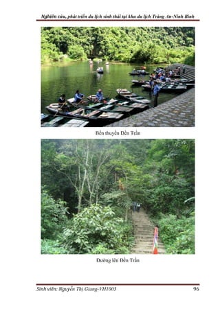 Đề tài Nghiên cứu, phát triển du lịch sinh thái tại khu du lịch Tràng An-Ninh Bình sdt/ ZALO 09345 497 28	