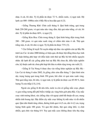 Nghiên Cứu Đặc Điểm Sinh Học Và Kỹ Thuật Cắt Tỉa Tạo Hình Cho Giống Lê Tai Nung 6 Trồng Tại Bắc Hà - Lào Cai.pdf