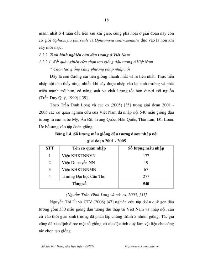 Nghiên cứu khả năng sinh trưởng, phát triển của một số giống đậu tươn… Nghiên cứu khả năng sinh trưởng, phát triển của một số giống đậu tươn…