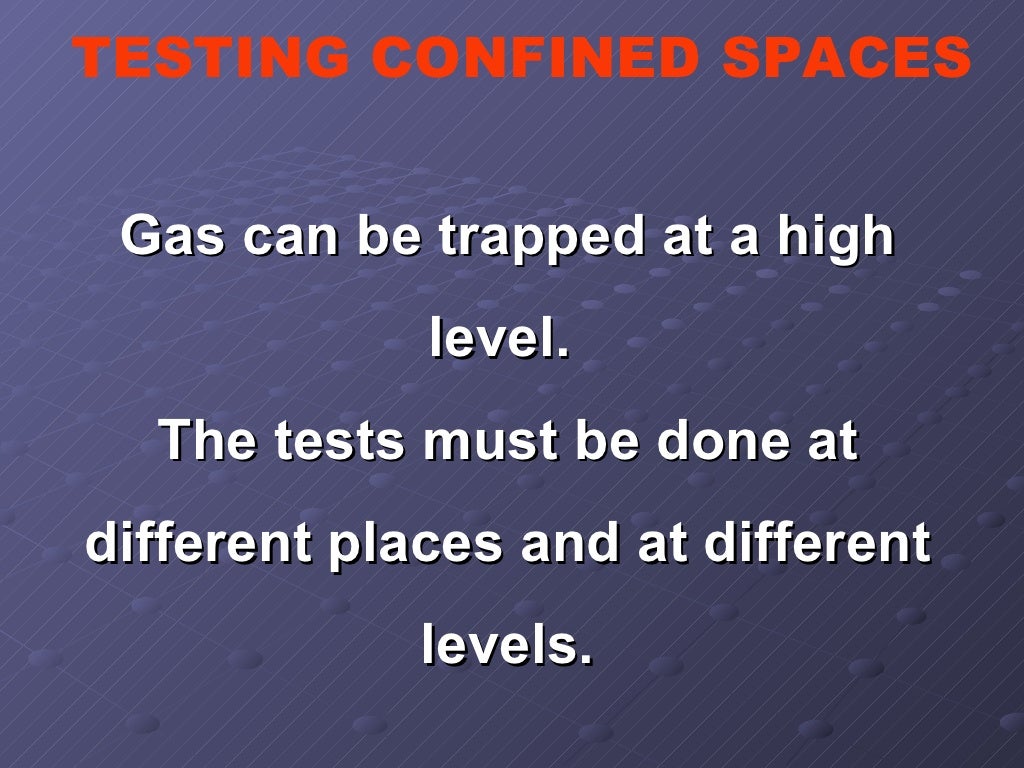 NGI-Authorized Gas Testing