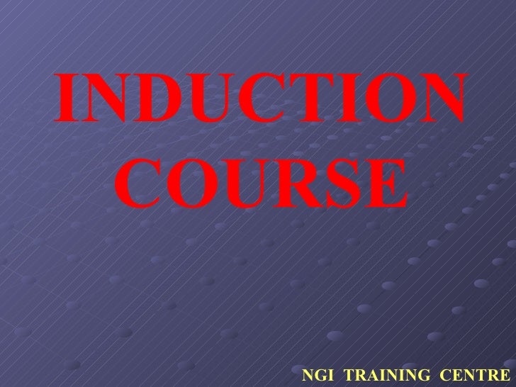 NGI-Safety Induction-English