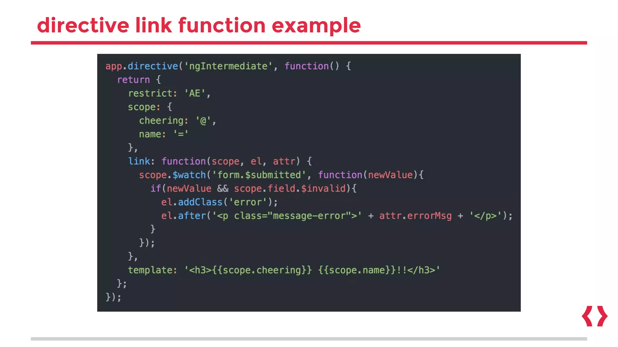 directive link function example
 