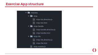 Exercise App structure
 