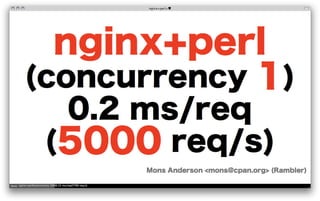 Perl + nginx = ♥‎