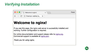 Verifying Installation
 