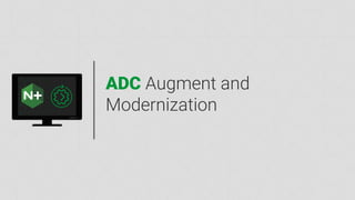 nginx.com
ADC Augment and
Modernization
 