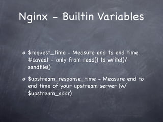 Nginx - Tips and Tricks. Slide 20