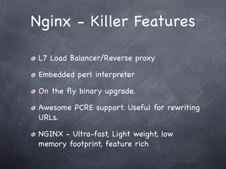 Nginx - Tips and Tricks. Slide 5