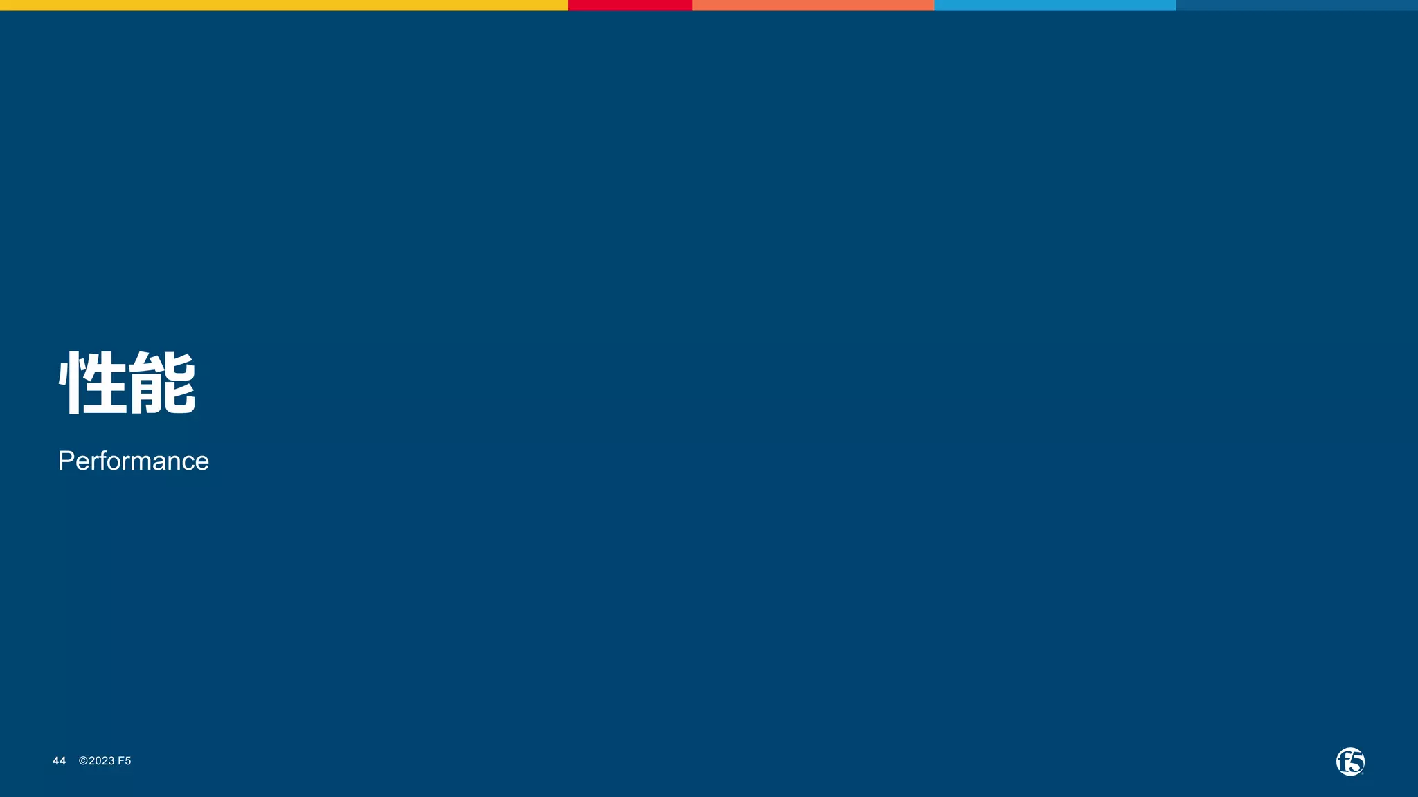 ©2023 F5
44
性能
Performance
 