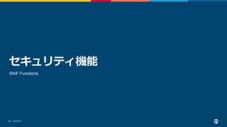 ©2023 F5
30
セキュリティ機能
WAF Functions
 
