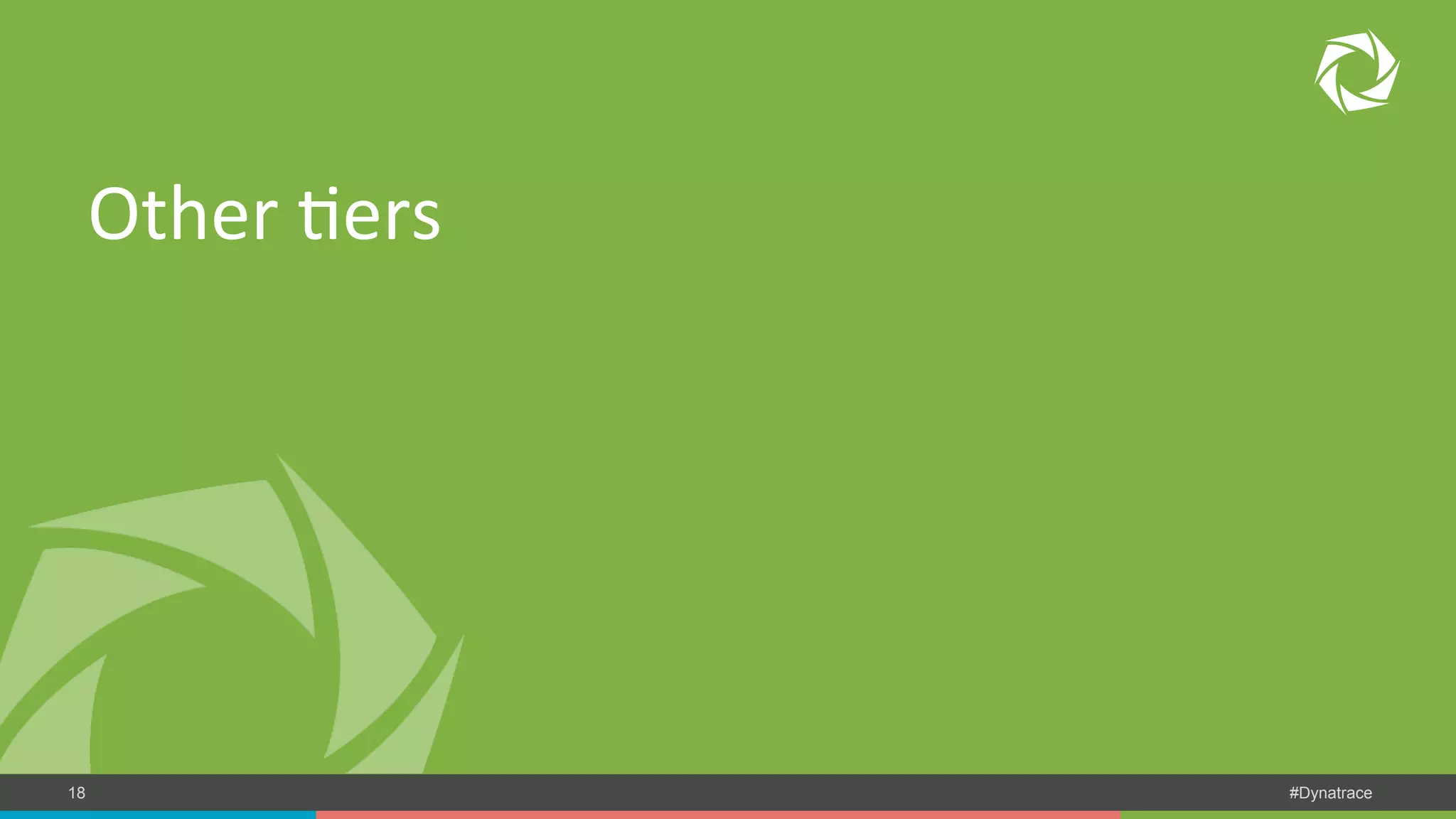 Other Pers COMPANY CONFIDENTIAL 18 – DO NOT DISTRIBUTE #Dynatrace 