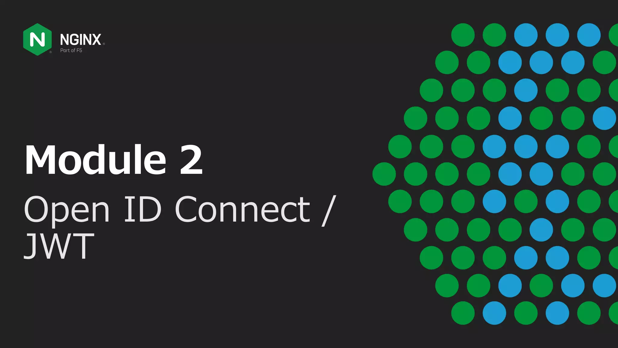 Module 2
Open ID Connect /
JWT
 