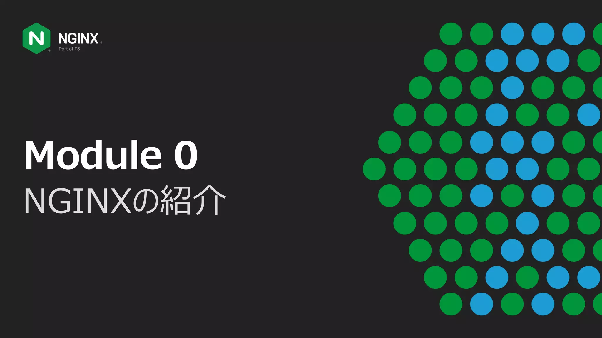 Module 0
NGINXの紹介
 