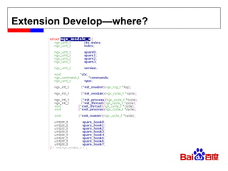 Extension Develop—where? 