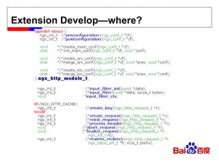 Extension Develop—where? 