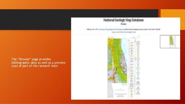 national geologic map database National Geologic Map Database Presentation national geologic map database