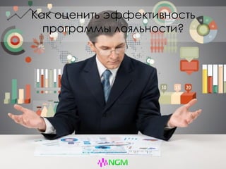 Как оценить эффективность
программы лояльности?
 