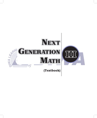 NEXT
GENERATION III
     MATH
      (Textbook)
 