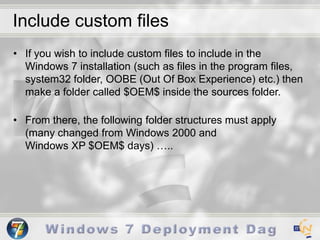 Passes - auditUserProcesses unattended Setup settings after a user logs on to the computer in audit mode.The auditUser pass runs only if you boot in audit mode.