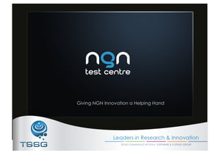 Giving NGN Innovation a Helping Hand
 