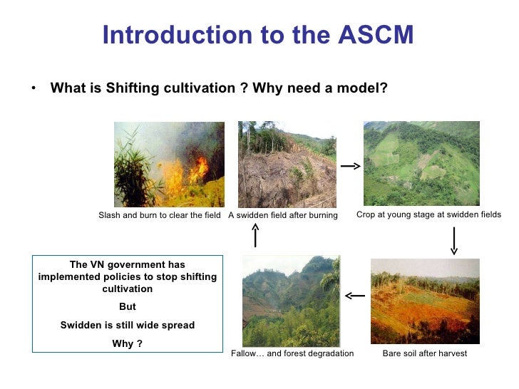 Validation of an agentbased model of shifting agriculture
