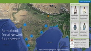 Farmerbook:
Social Network
für Landwirte
Foto: www.digitalgreen.org/farmerbook/
 