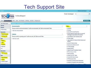 Tech Support Site




                    22
 