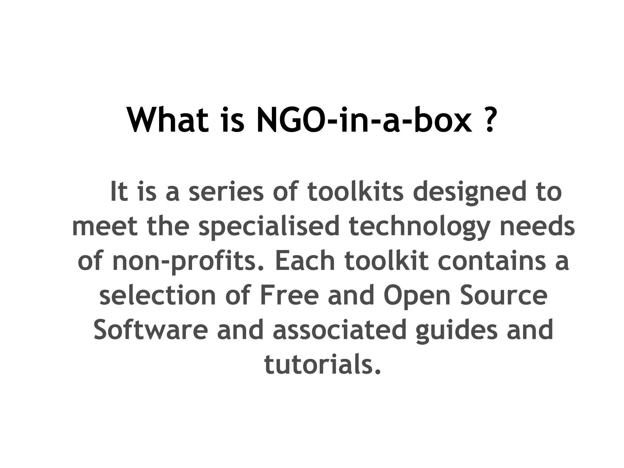 NGO-In-a-Box - Pi Villanueva