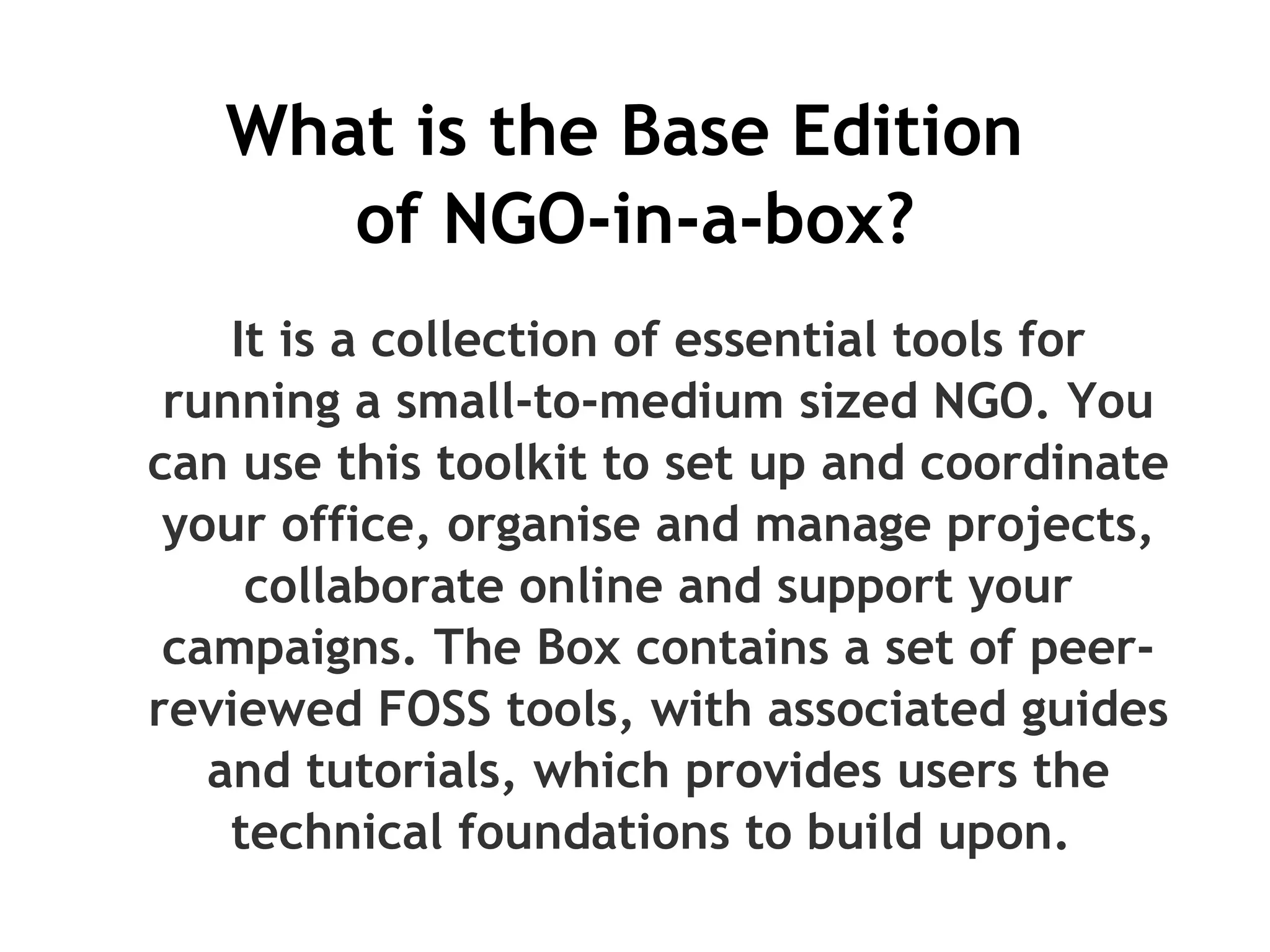 NGO-In-a-Box - Pi Villanueva