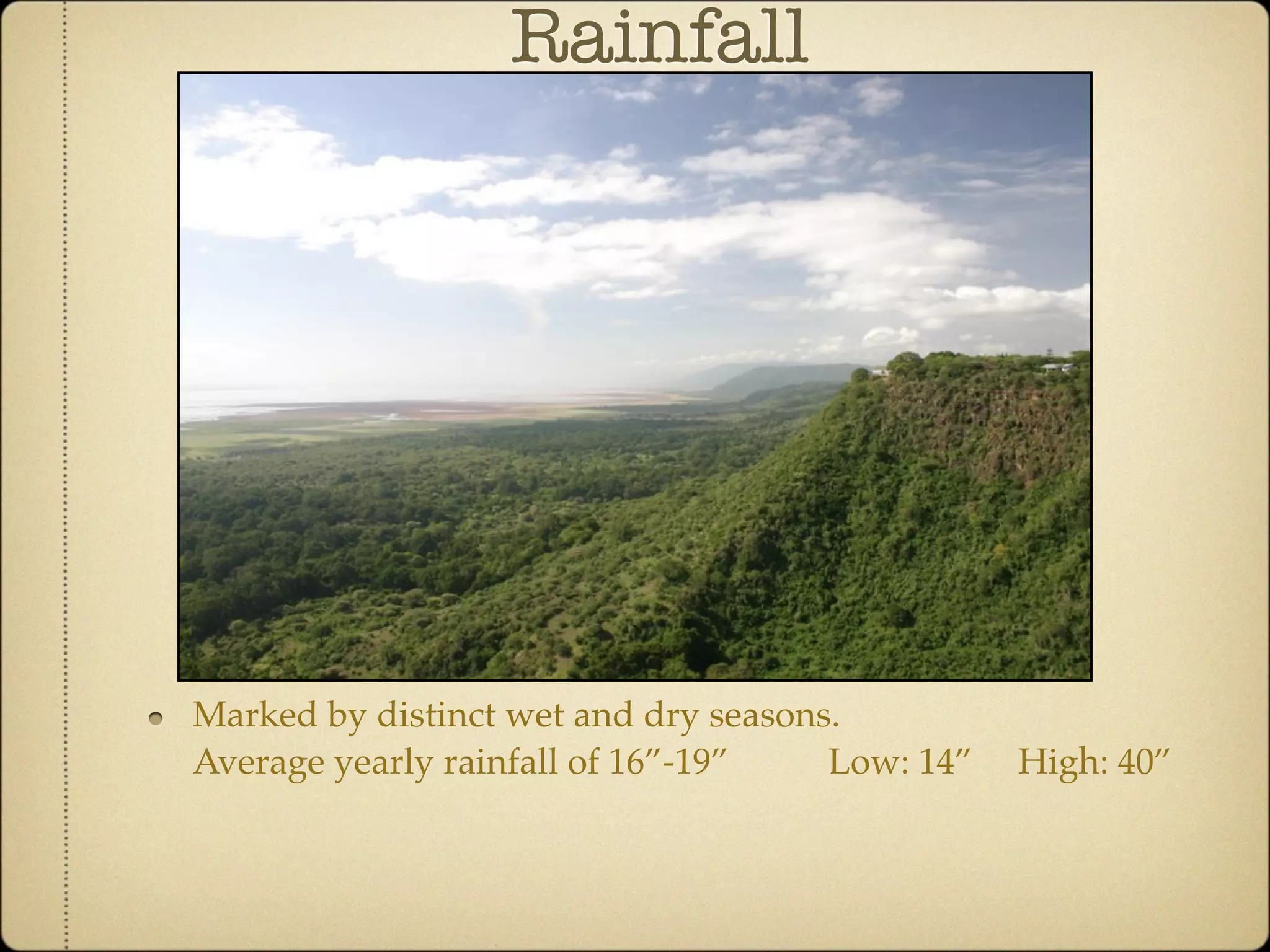 Community Ecology of Ngorongoro Crater, Tanzania