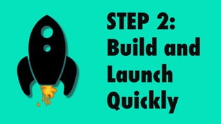 STEP 2:
Build and
Launch
Quickly
 